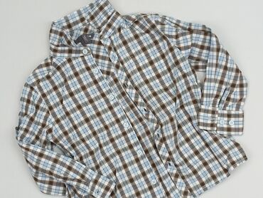 Kids' Clothes: Shirt 3-4 years, condition - Perfect, pattern - Geometric, color - Blue