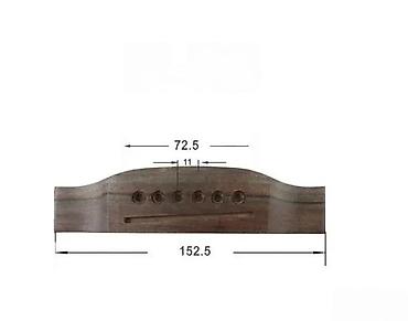 akusticne gitare: ROSE WOOD BRIDGE,DRVENI MOST ZA AKUSTICNU GITARU | Dimezije su na — 2
