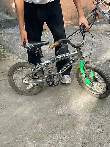 nomad: Два детских велосипеда. 1) BMX-стиль, бренд Magna Nomad: - колёса — 1