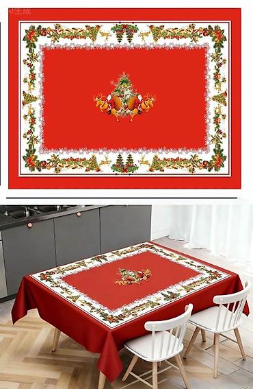 roze draperije: Novogodisnji stoljnjaci Cene i dimenzije: 140×140cm- 1500din — 8