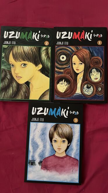 bir qadin 79: Uzumaki junji ito cilt 1-2-3(her biri 8 azn)