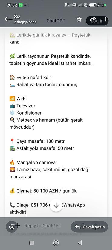 Günlük kirayə evlər: 80 kv. m, 3 otaqlı, İşıq — 13