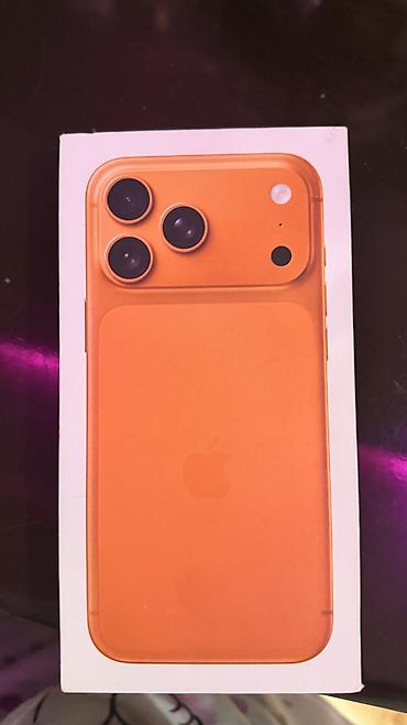 iphone 1 pro max: Model: iPhone 17 Pro Max H Yaddaş: 512 Rang: Cosmic Orange ] SIM: Nano — 4