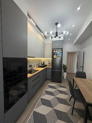 2 комнаты, 63 м², Боконбаева/Уметалиева Элитка, 9 этаж, Дизайнерский ремонт