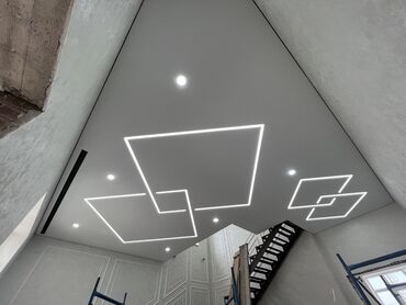 Натяжной потолок: Натяжной потолок Глянцевое, Матовое, 3D потолки Гарантия, Бесплатная консультация, Бесплатный замер — 24