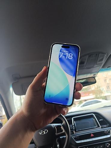apple zone: IPhone 15 Pro (серебристый) с чехлом - Диагональ экрана 6.1", OLED — 4