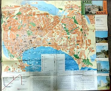 Ofis ləvazimatları: *1992* ci il. "" Bakı şəhəri və Abşeron yarımadasının turistik — 2