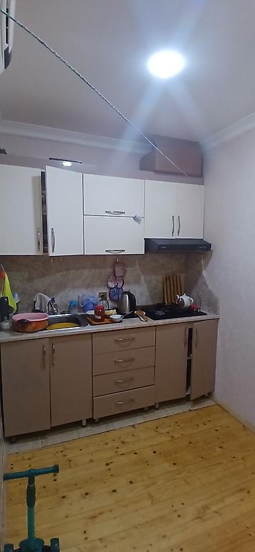 insaatcilarda satilan bina evleri: Satılır: həyət evi - Plan: 2 otaq + mətbəx, dəhliz. - İstilik — 6
