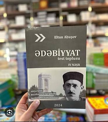 ədəbiyat: Yeniden seçilmeyen edebiyyat test toplusu yazısı cırığı yoxdur — 1