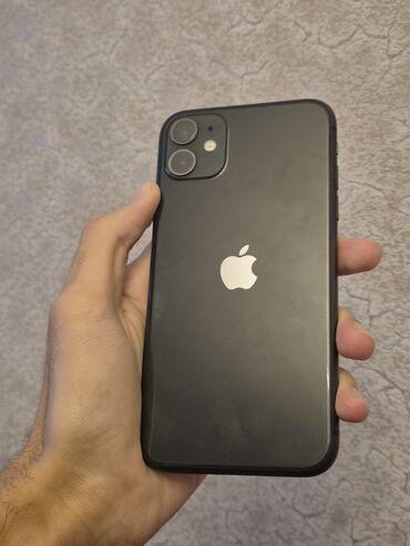 Apple iPhone: IPhone 11, 128 GB, Qara, Simsiz şarj, Face ID — 1