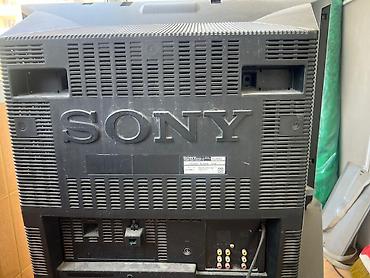 Televizorlar: Məhsul: 2 ədəd kineskop (CRT) televizor + altlıq 1) Sony Trinitron — 4