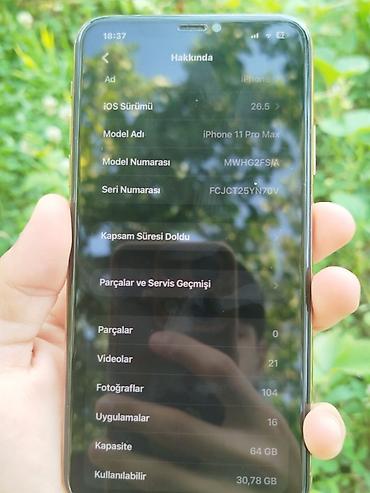 ipad a16 kontakt home: IPhone 11 Pro Max, 64 GB, Qızılı, Face ID, Zəmanət — 7