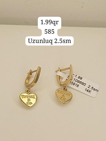 poladan qolbag: Bilərzik, Sarı qızıl, 585 Əyar — 6