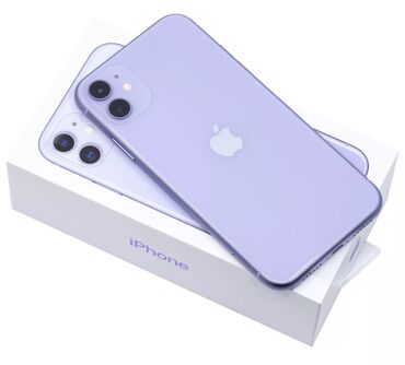 Apple iPhone: IPhone 11, Скидка 50%, Б/у, 128 ГБ, Deep Purple, Зарядное устройство, Чехол, Коробка, 77 %