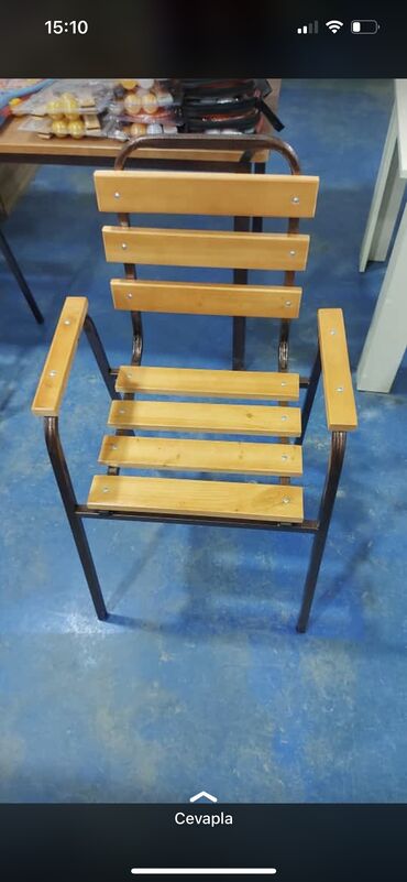 Bağ, çöl masa və oturacaq dəstləri: Yeni, Kvadrat masa, 4 stul, Açılmayan, Stullar ilə, Taxta, Azərbaycan — 17