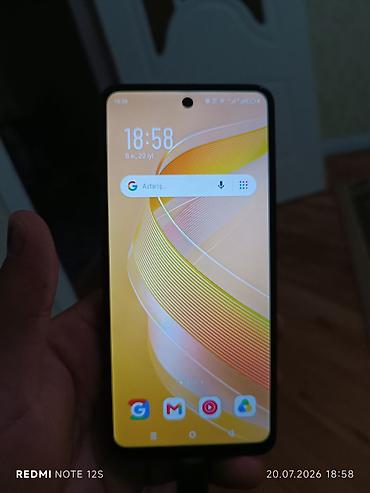 infinix note 30 vip: Infinix Smart 8, rəng - Qara, Sensor — 1
