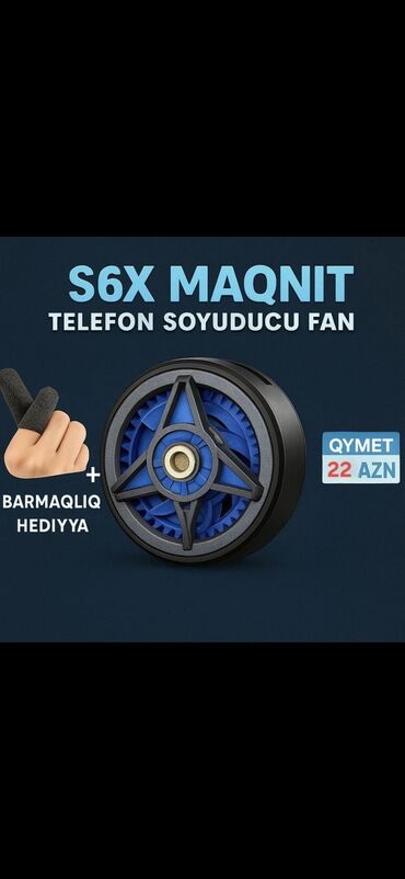 maqnit telefonlar: S6X Maqnit. Telefon soyuducu.Yenidir islenmeyib. Nizami .etrosuna