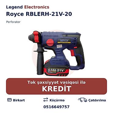 kreditle drel: Elan başlığı: Akkumulyatorlu perforator Royce RBLERH-21V-20 — 1