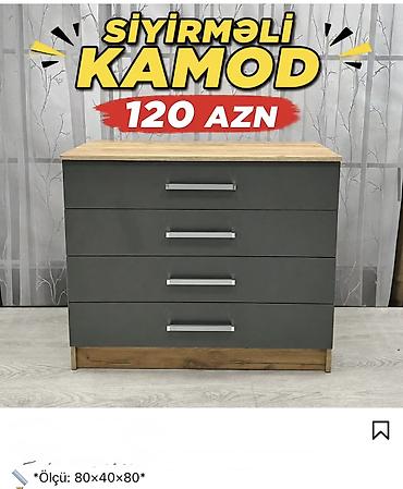Sıyırməli kamod - Qiymət: 120 AZN - Ölçü: 80×40×80 sm - 4 geniş lalafo.az -da Sıyırməli kamod - Qiymət: 120 AZN - Ölçü: 80×40×80 sm - 4 geniş