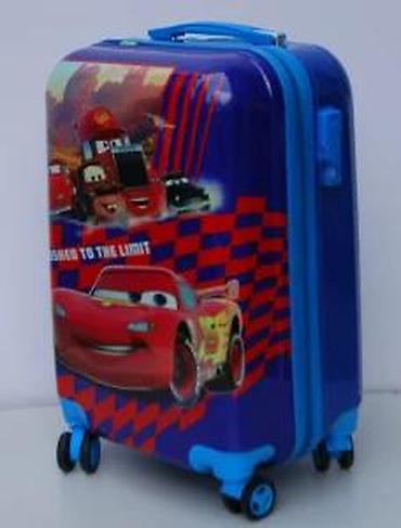 Rančevi, torbe i koferi: Dečji kofer na točkiće – Disney Cars (Lightning McQueen) - Tvrda ABS — 12