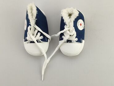 buty wysokie wiazane: Baby shoes, 18, condition - Very good