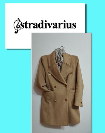 odelo sa ruskom kragnom: Stradivarius, M (EU 38), Single-colored, With lining