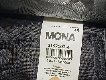 Torbe: Predivna crna MONA torba od prirodne junece koze Dimenzije - 25 x 13 — 11