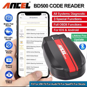 Alati za automobile: NOVO - ANCEL BD500 Bluetooth OBD2 za VW Audi Seat Skoda ANCEL BD500 — 2