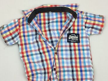 koszule niebieskie: Shirt 10 years, condition - Good, pattern - Cell, color - Light blue
