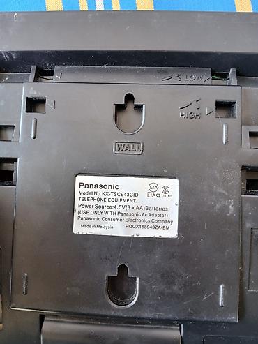 Stasionar telefonlar: Panasonic KX-TSC943CID İşlək vəziyyətdədi. Ünvan: Biləcəri qəsəbəsi — 3