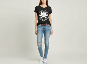 koszulka raków: T-shirt damski, rozmiar S