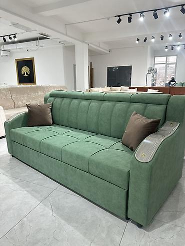 sofa: Прямой раскладной диван с нейтральным современным дизайном — 4