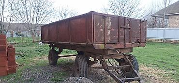 başak traktor: Kənd təsərrüfatı üçün qoşqu (iki oxlu) - Metal karkaslı, hündür — 3