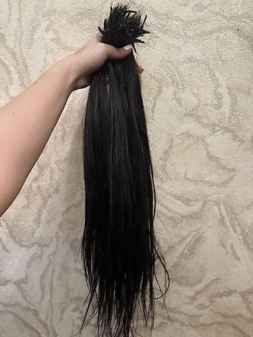 Şəxsi əşyalar: Təbii qara saç tutamı - Material: 100% təbii insan saçı - Rəng: tünd — 3