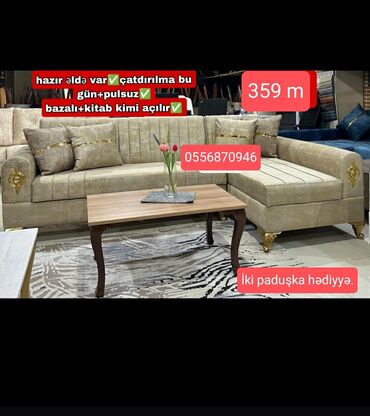 Divanlar: Künc divan, Yeni, Açılan, Bazalı, Parça, Şəhərdaxili pulsuz çatdırılma — 2