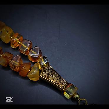 Bijuteriya: Təbii kəhrəbadan təsbeh kolleksiyası qiymətlər 200_250azn - Material — 4