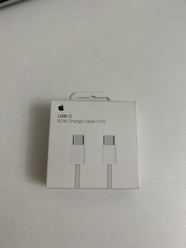 type c кабель: Кабель Apple USB‑C для зарядки, 60 Вт, длина 1 м. Особенности: -