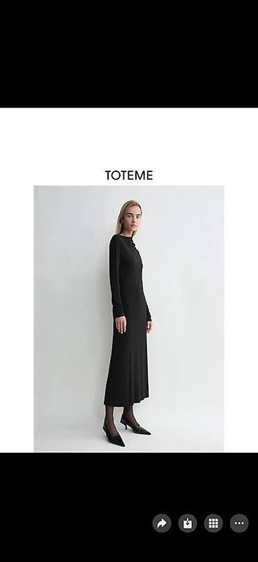 leykan kapsul: TOTEME qara don - Stil: Minimalist və zərif siluet, gündəlikdən şam — 2