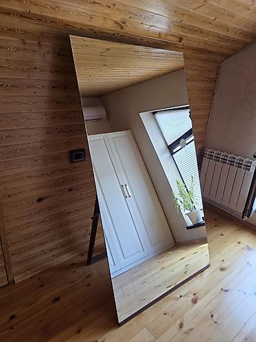 Güzgü Döşəmə üstü, Düzbucaqlı, Çərçivə ilə