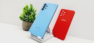телефоны ми: Samsung Galaxy A32 5G, Б/у, 128 ГБ, цвет - Голубой, 2 SIM