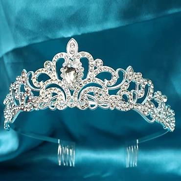 ogrlice prodaja: 05. Luksuzne dijademe/krune sa kristalima – elegantni ukrasi za kosu — 10