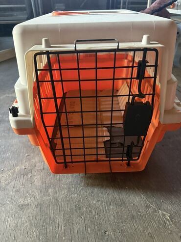 страусиные перья: Переноска для животных (кошки, мелкие собаки, кролики) - Жесткий