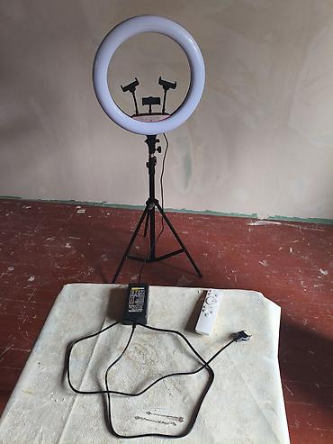 LED halqa işıq dəsti – tripod, pult və adapterlə - Böyük diametrli