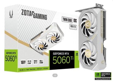 mini notebooklar: Видеокарта ZOTAC GeForce RTX 5060 Ti, 16 ГБ, Новый