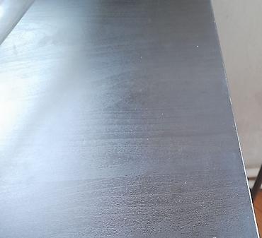 hamam kranti: IKEA Qara yemək/iş masası və 4 əd. stul dəsti Masa: - Rəng: tünd qara — 2