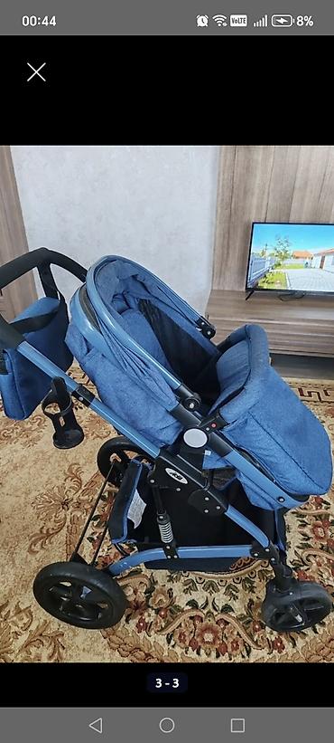 doona ikinci el: Uşaq arabası –YENİ KİMİDİR.HEÇ BİR PROBLEMİ YOXDU.çoxfunksiyalı, mavi — 3