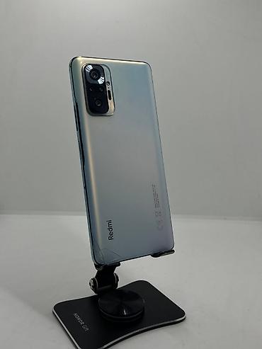 tab 7: Redmi, Redmi Note 10 Pro, Б/у, 128 ГБ, цвет - Голубой, 2 SIM — 1