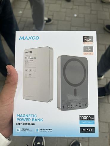 Maxco MP39 maqnitli powerbank - Tutum: 10.000 mAh - Sürətli doldurma