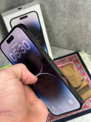 apple studio: IPhone 14 Pro, Б/у, 128 ГБ, Зарядное устройство, Кабель, Коробка, 100 % — 3