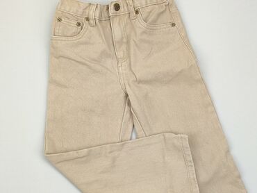 oryginalne jeansy: Spodnie jeansowe, 4-5 lat, 110, stan - Dobry